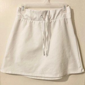 White Athletic Skirt